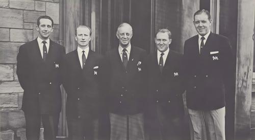 Joseph B. Carr, R. Reid Jack, Gerald H. Micklem, Arthur H. Perowne, Guy B. Wolstenholme